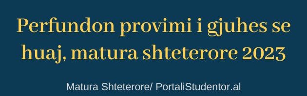 Perfundon provimi i gjuhes se huaj i matures shteterore 2023