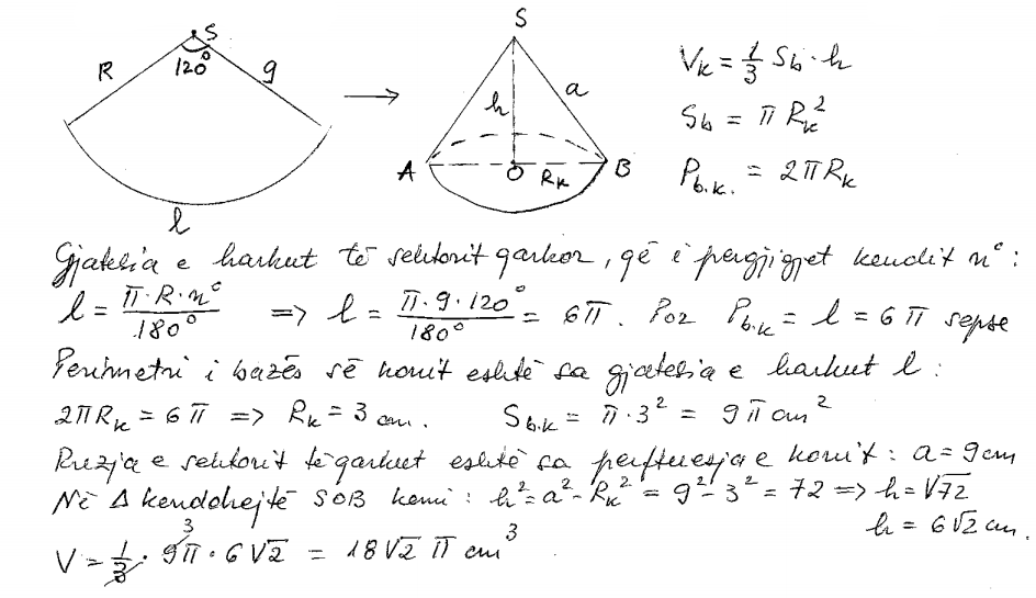 Ushtrime per provimin e matematikes - Matura shteterore 2019