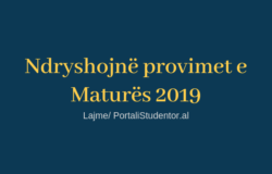 Ndryshojnë provimet e Maturës 2019 – Gjuha shqipe dhe Letërsia e ndarë në dy seksione
